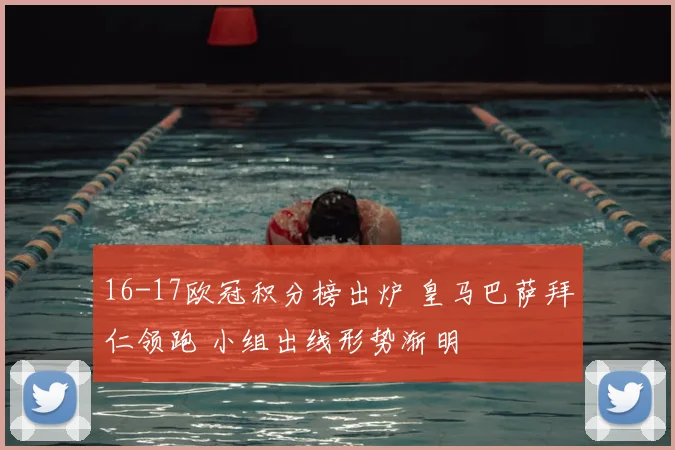 16-17欧冠积分榜出炉 皇马巴萨拜仁领跑 小组出线形势渐明